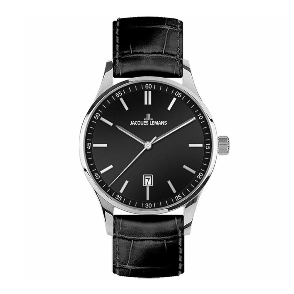 Foto 2 pulgar | Reloj Jacques Lemans 1-2026a Clasico Casual-negro