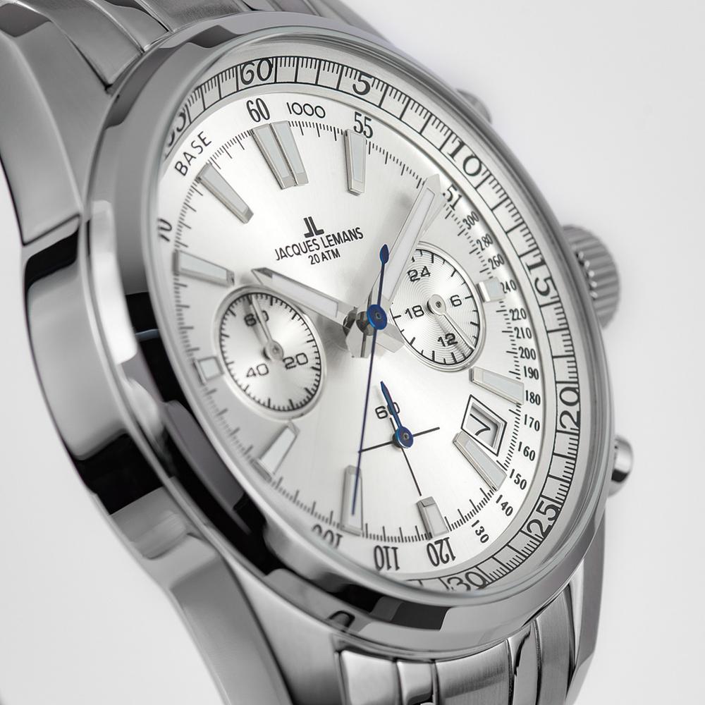 Foto 4 pulgar | Reloj Jacques Lemans 1-2117j Liverpool Cronógrafo-acero
