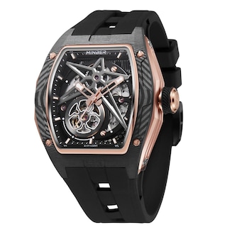 Foto 2 | Reloj De Pulsera Minber Hombre M9108g2 Color Black/rose Gold
