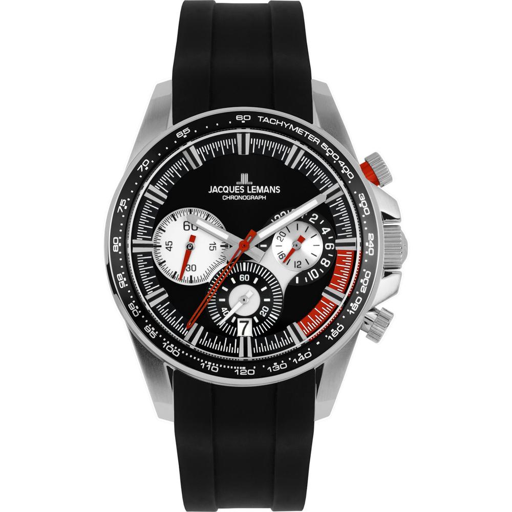 Foto 1 | Reloj Jacques Lemans 1-2127a Liverpool Cronógrafo-negro