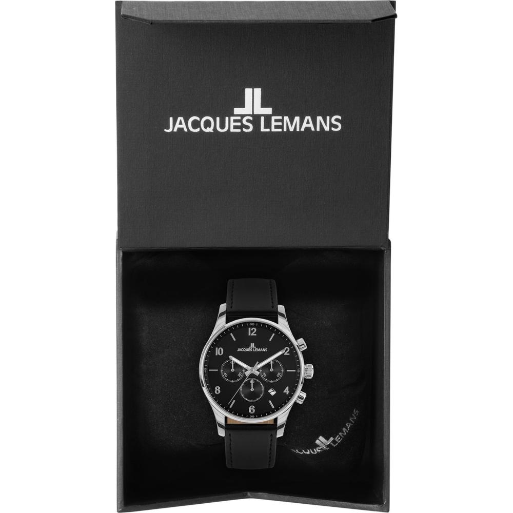 Foto 3 | Reloj Jacques Lemans 1-2126a London Cronógrafo-negro