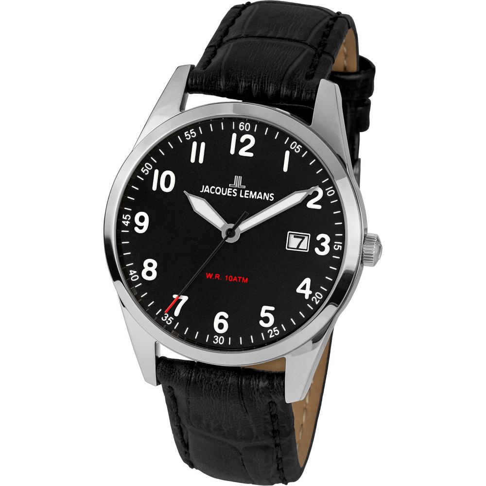 Foto 2 pulgar | Reloj Jacques Lemans 1-2002a Serie 200 Casual-negro