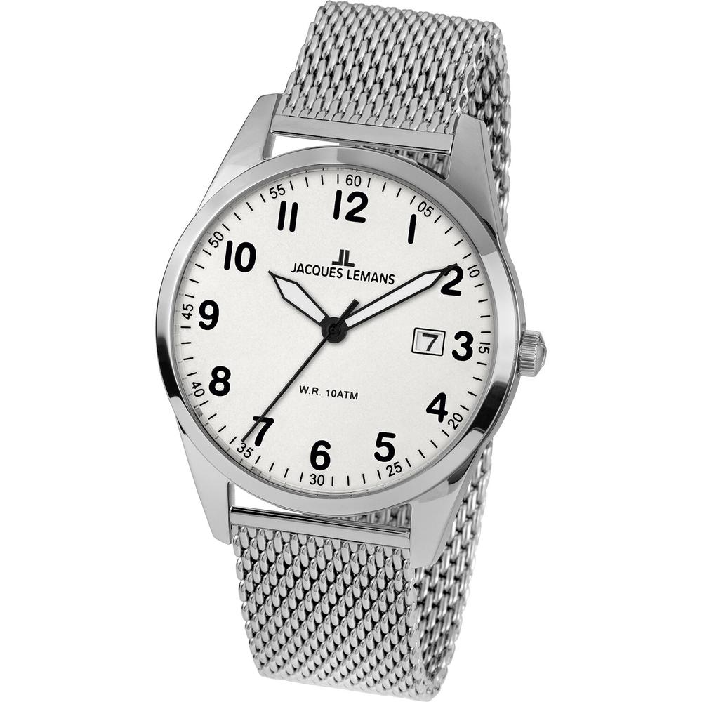 Foto 2 pulgar | Reloj Jacques Lemans 1-2002i Serie 200 Mesh-band-acero