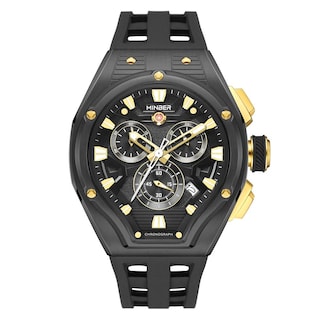 Foto 1 | Reloj De Pulsera Minber Hombre M9130g1 Color Black/yellow