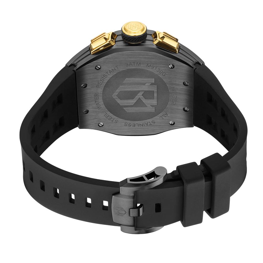 Foto 4 pulgar | Reloj De Pulsera Minber Hombre M9130g1 Color Black/yellow