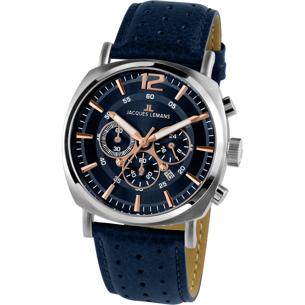 Reloj Jacques Lemans 1-1645i Lugano Cronógrafo-azul