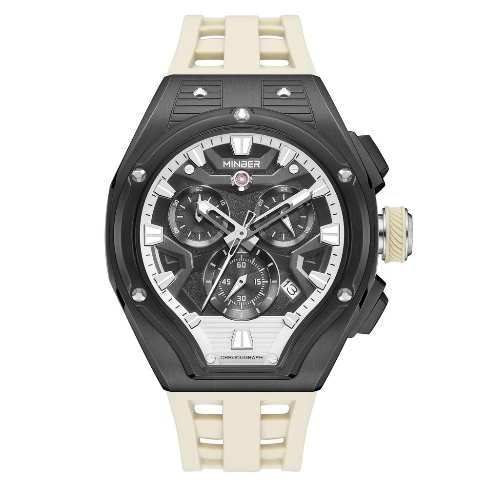Foto 2 pulgar | Reloj De Pulsera Minber Hombre M9130g4 Color Black