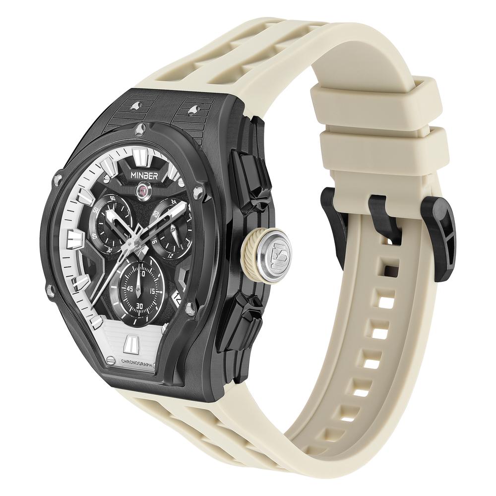 Foto 3 pulgar | Reloj De Pulsera Minber Hombre M9130g4 Color Black