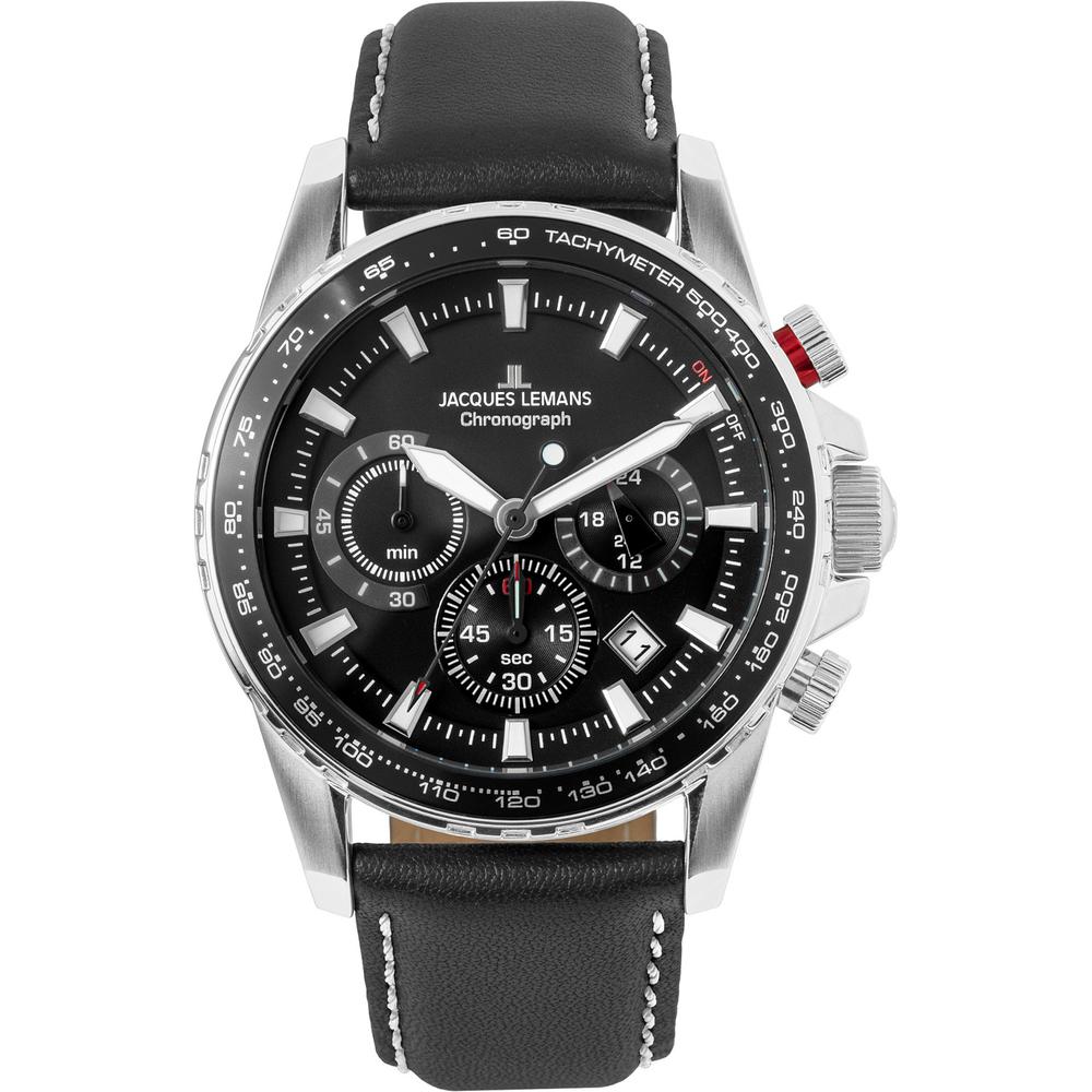 Reloj Jacques Lemans 1-2099a Liverpool Cronógrafo-negro
