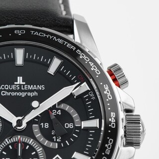 Foto 4 | Reloj Jacques Lemans 1-2099a Liverpool Cronógrafo-negro