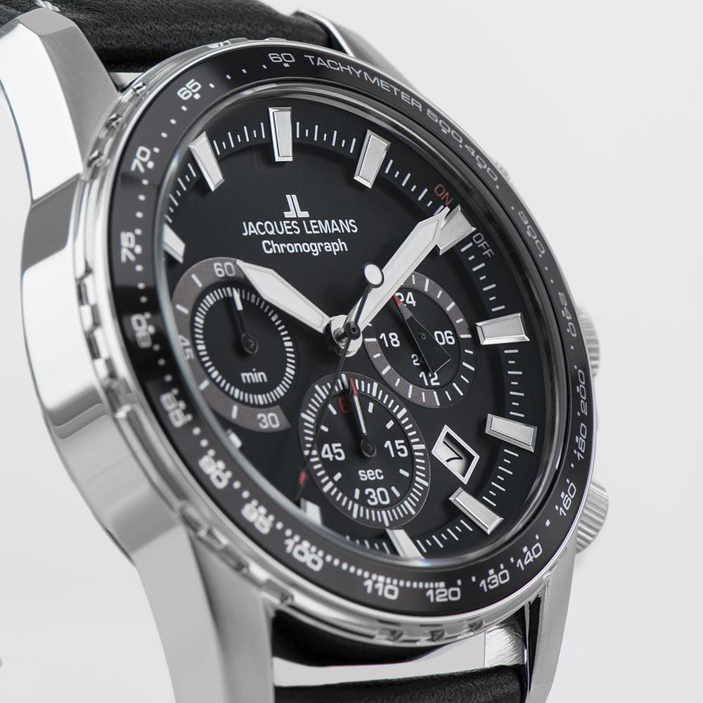 Foto 6 pulgar | Reloj Jacques Lemans 1-2099a Liverpool Cronógrafo-negro