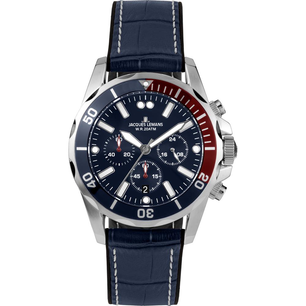 Reloj Jacques Lemans 1-2091b Liverpool Cronógrafo-azul