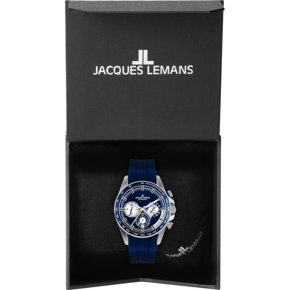 Foto 4 pulgar | Reloj Jacques Lemans 1-2127b Liverpool Cronógrafo-azul