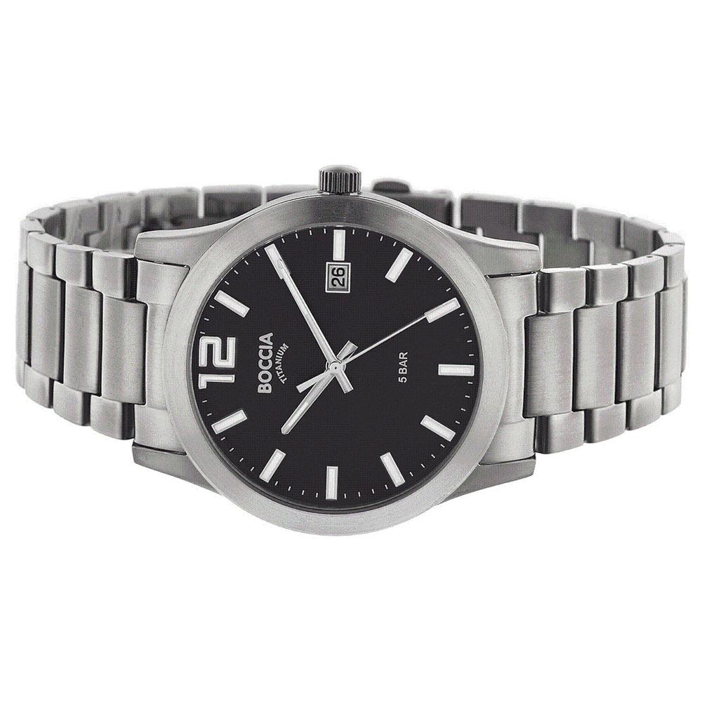 Foto 3 pulgar | Reloj Boccia Titanium Gris para Hombre