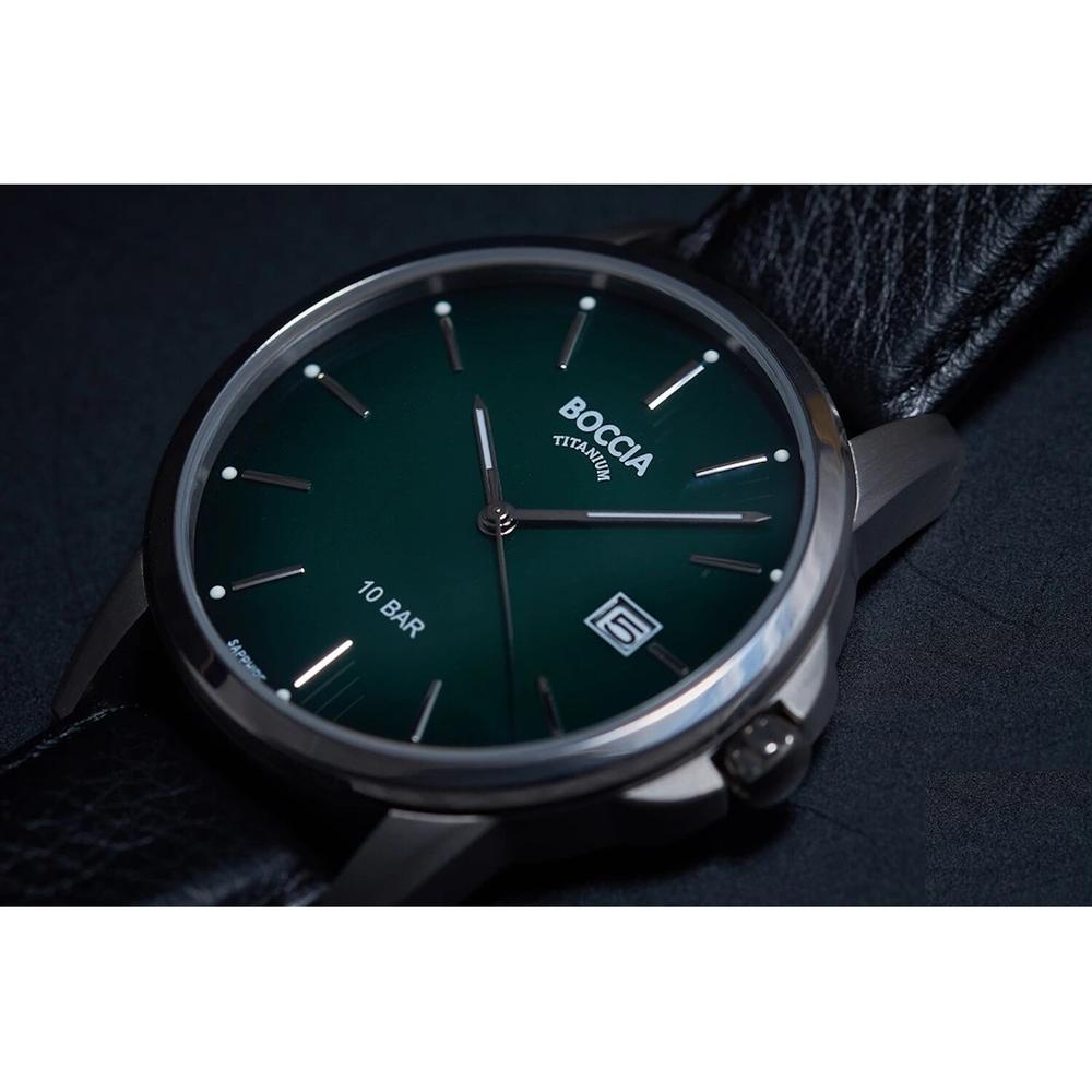 Foto 3 | Reloj Boccia Titanium Gris para Hombre