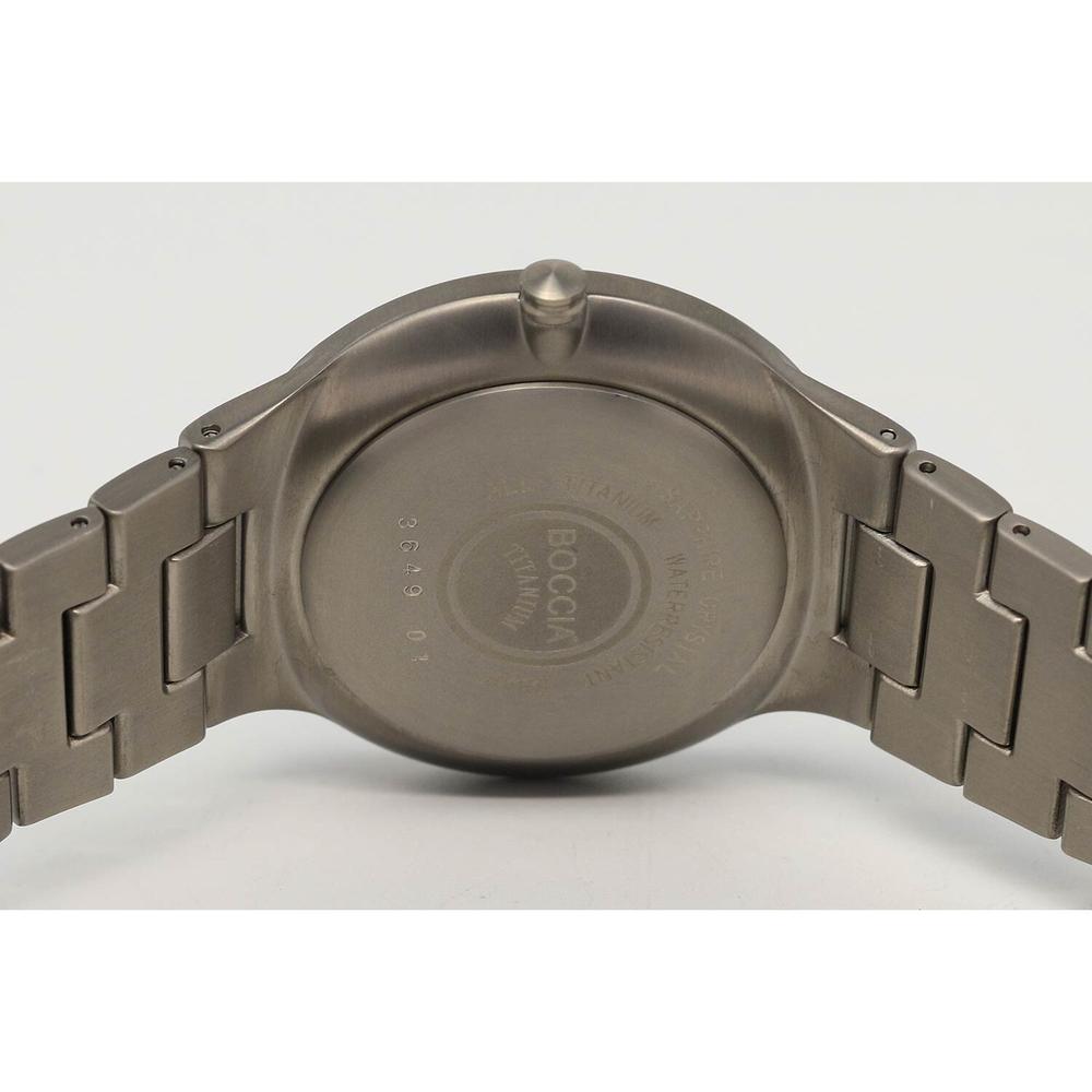 Foto 4 pulgar | Reloj Boccia Titanium con Fecha Plateado para Hombre