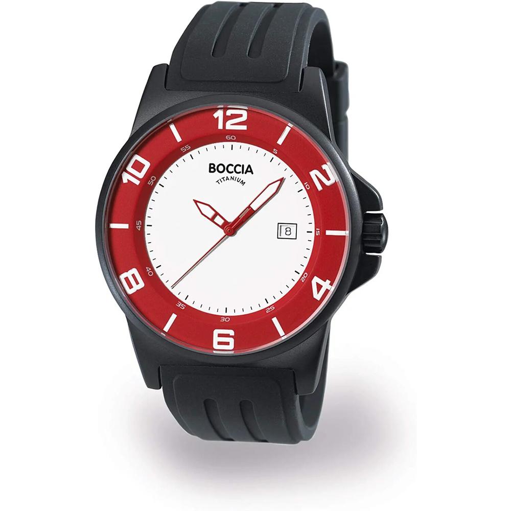 Reloj Boccia Titanium Negro para Hombre