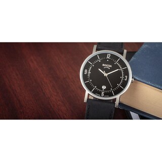 Foto 2 | Reloj Boccia Titanium 3533-03a Negro con Fecha para Hombre