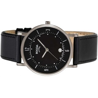 Foto 3 | Reloj Boccia Titanium 3533-03a Negro con Fecha para Hombre