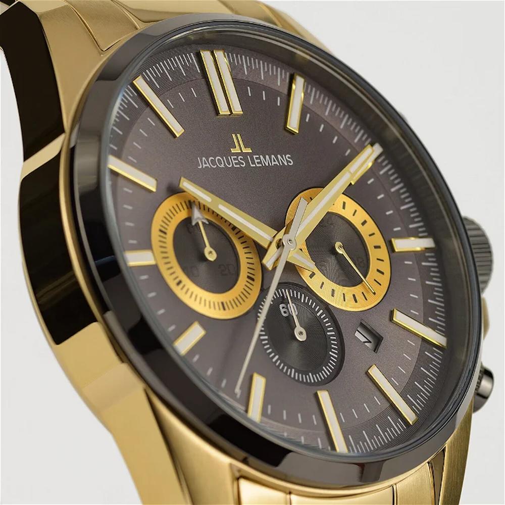 Foto 4 pulgar | Reloj Jacques Lemans 1-2119h Liverpool Dorado