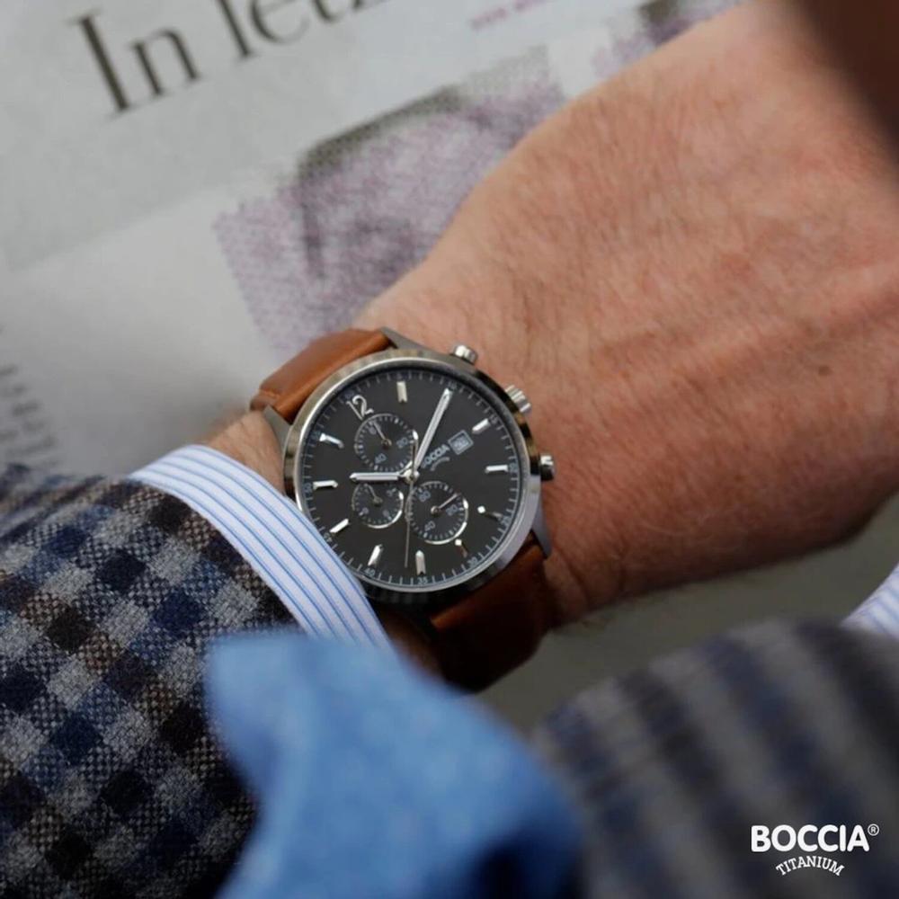 Foto 4 pulgar | Reloj Boccia Titanium 3753-04 Men's Cafe
