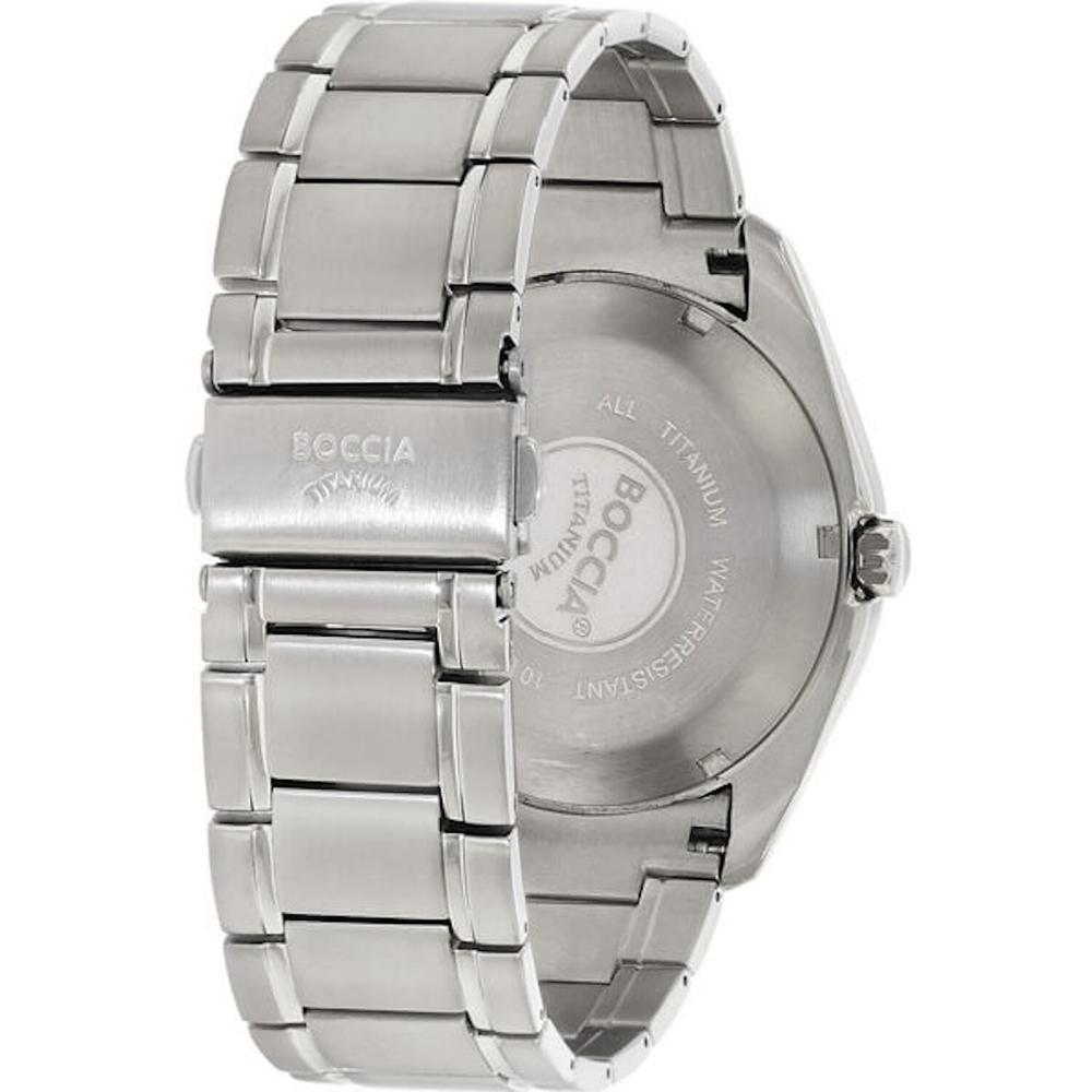 Foto 4 pulgar | Reloj Boccia Titanium con Fecha Plateado para Hombre