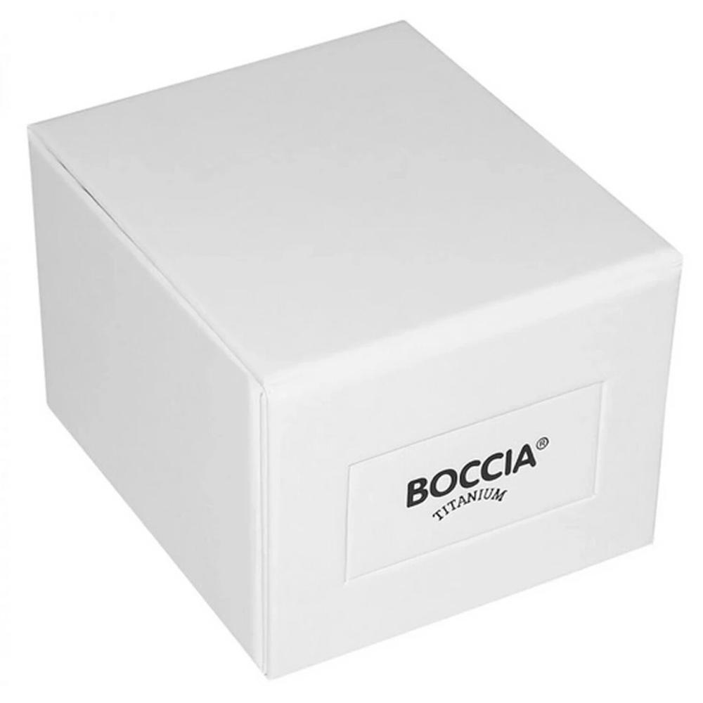 Foto 4 pulgar | Reloj Boccia Titanium Gris con Negro para Hombre