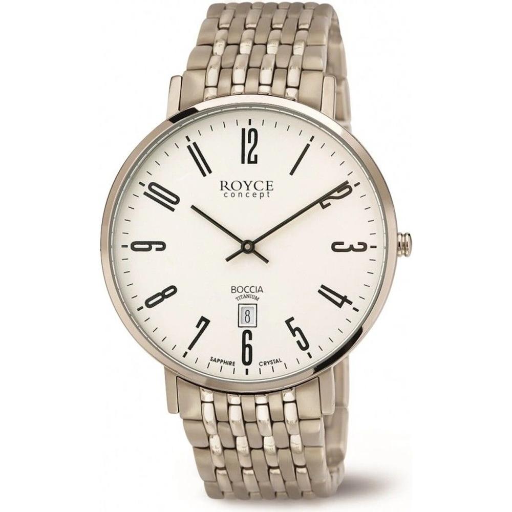 Reloj Boccia Titanium Plateado para Hombre