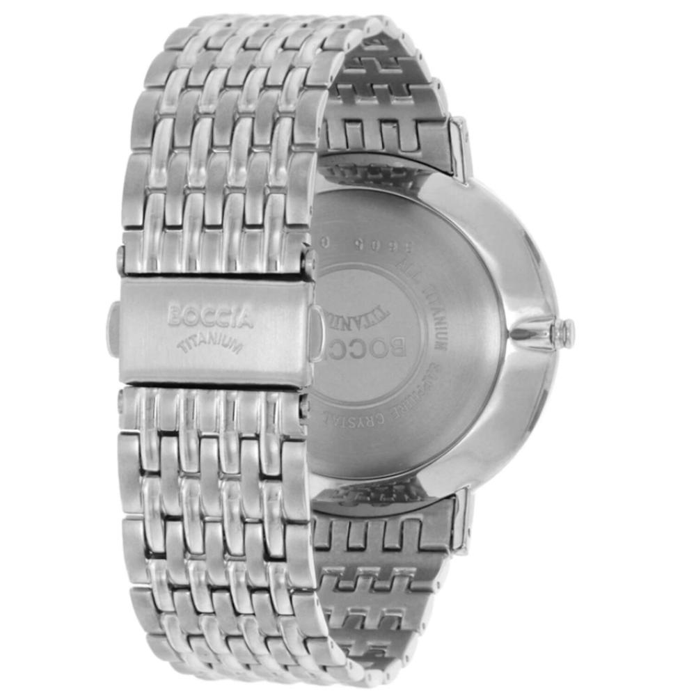 Foto 4 pulgar | Reloj Boccia Titanium Plateado para Hombre