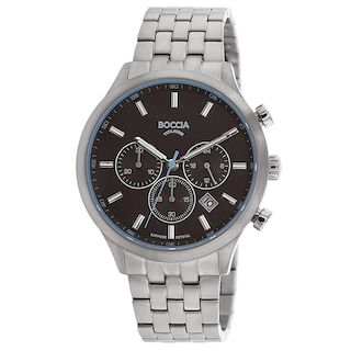 Foto 1 | Reloj Boccia Titanium Plateado para Hombre
