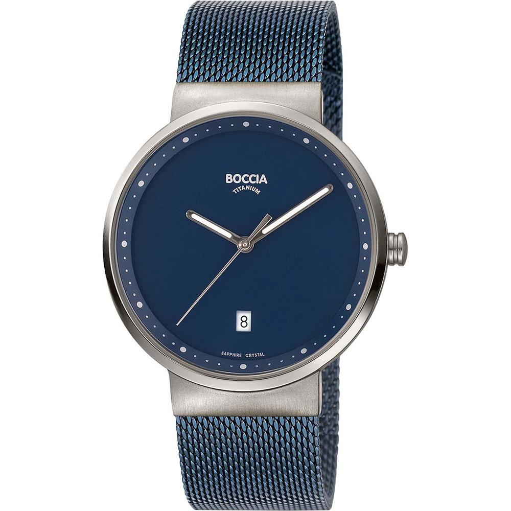 Foto 2 pulgar | Reloj Boccia Titanium Azul para Hombre