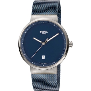 Foto 1 | Reloj Boccia Titanium Azul para Hombre