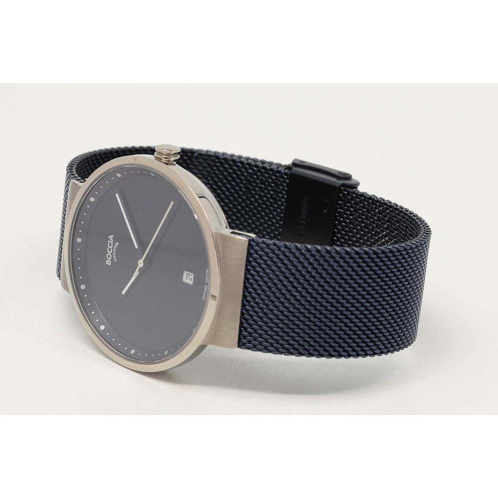 Foto 3 pulgar | Reloj Boccia Titanium Azul para Hombre