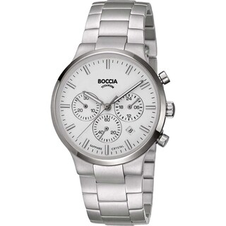 Foto 1 | Reloj Boccia Titanium con Fecha Plateado para Hombre