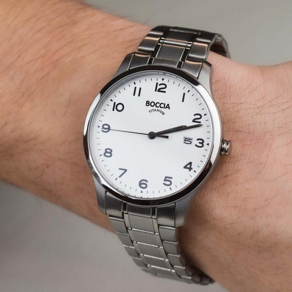 Foto 4 pulgar | Reloj Boccia Titanium 3620-01 con Fecha para Hombre