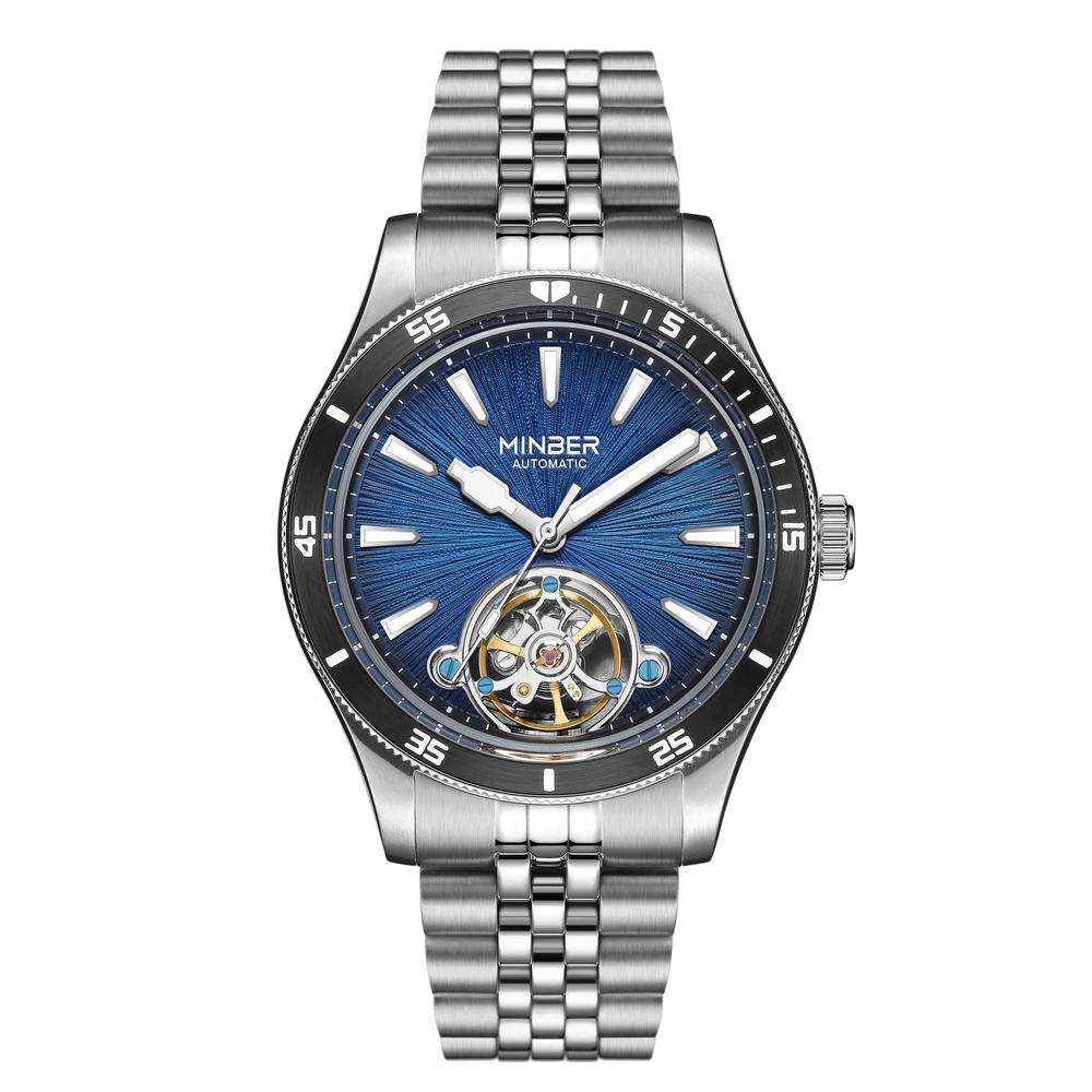Reloj Minber Plateado para Hombre
