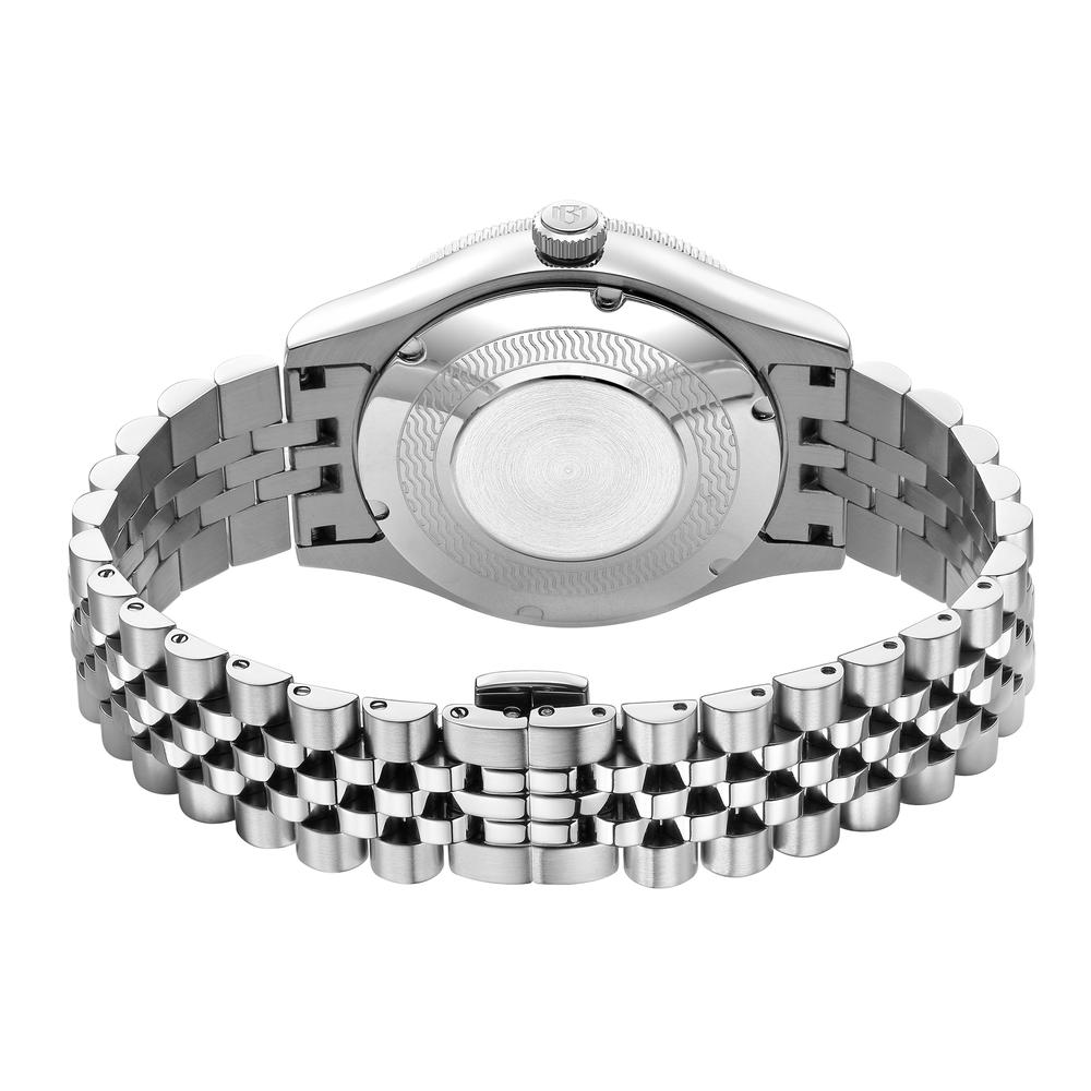 Foto 4 pulgar | Reloj Minber Plateado para Hombre