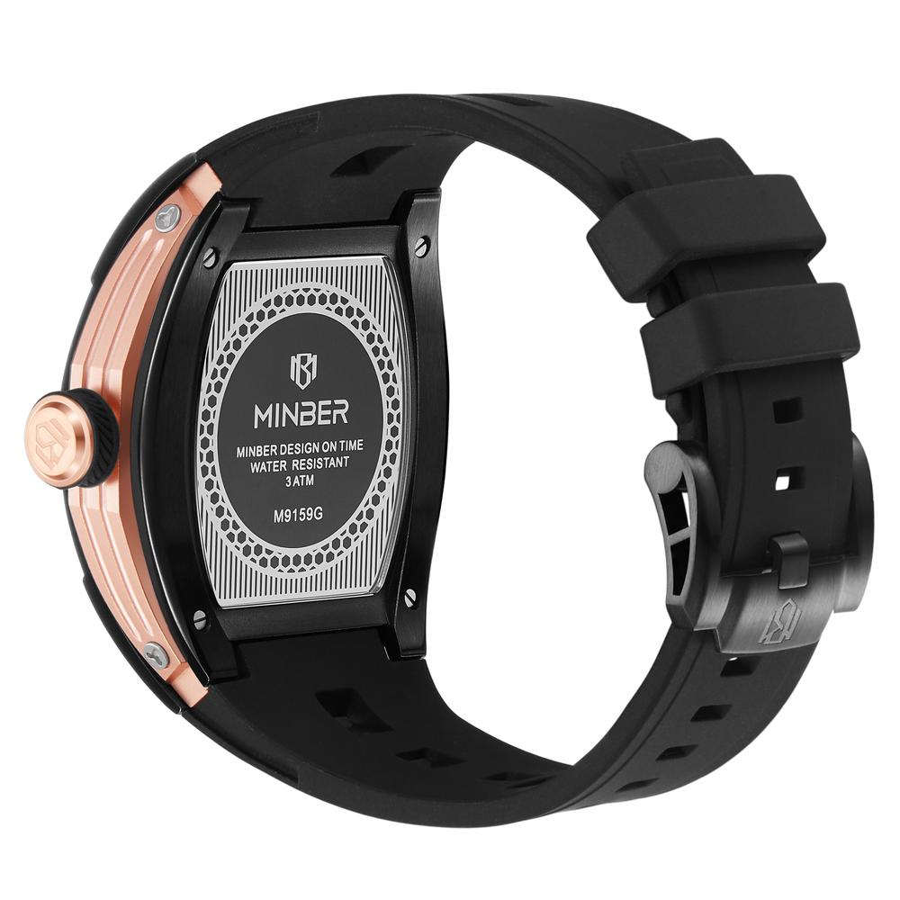 Foto 4 pulgar | Reloj Minber Negro para Hombre