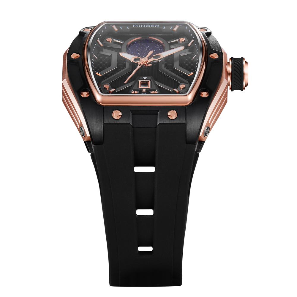 Foto 5 pulgar | Reloj Minber Negro para Hombre