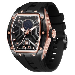 Foto 5 | Reloj Minber Negro para Hombre