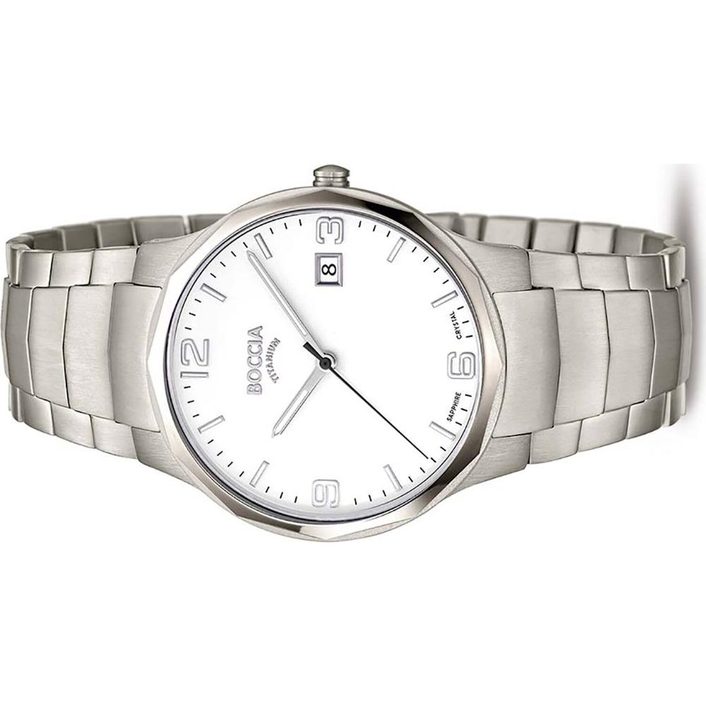 Foto 3 pulgar | Reloj Boccia Titanium Plateado para Hombre