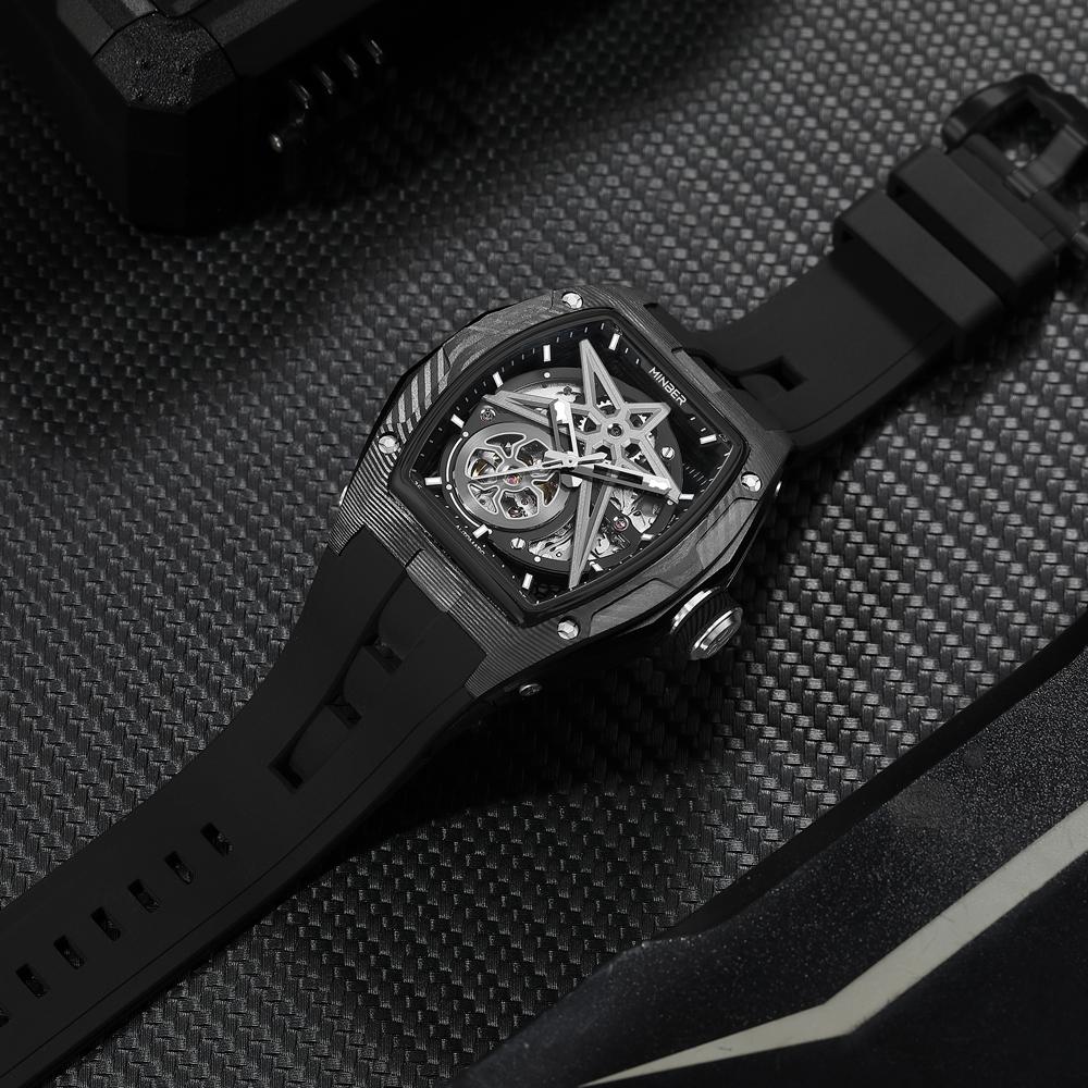 Foto 4 | Reloj Minber Negro para Hombre