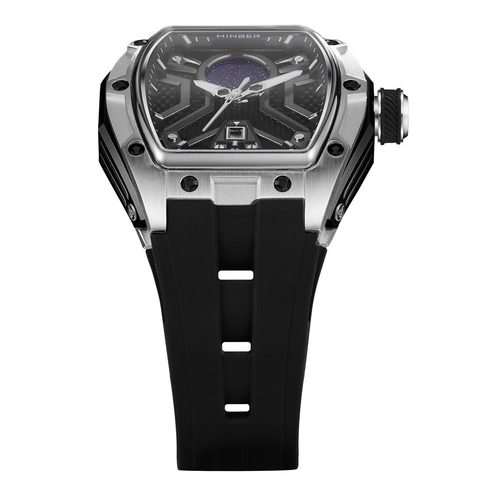 Foto 6 pulgar | Reloj Minber Negro para Hombre
