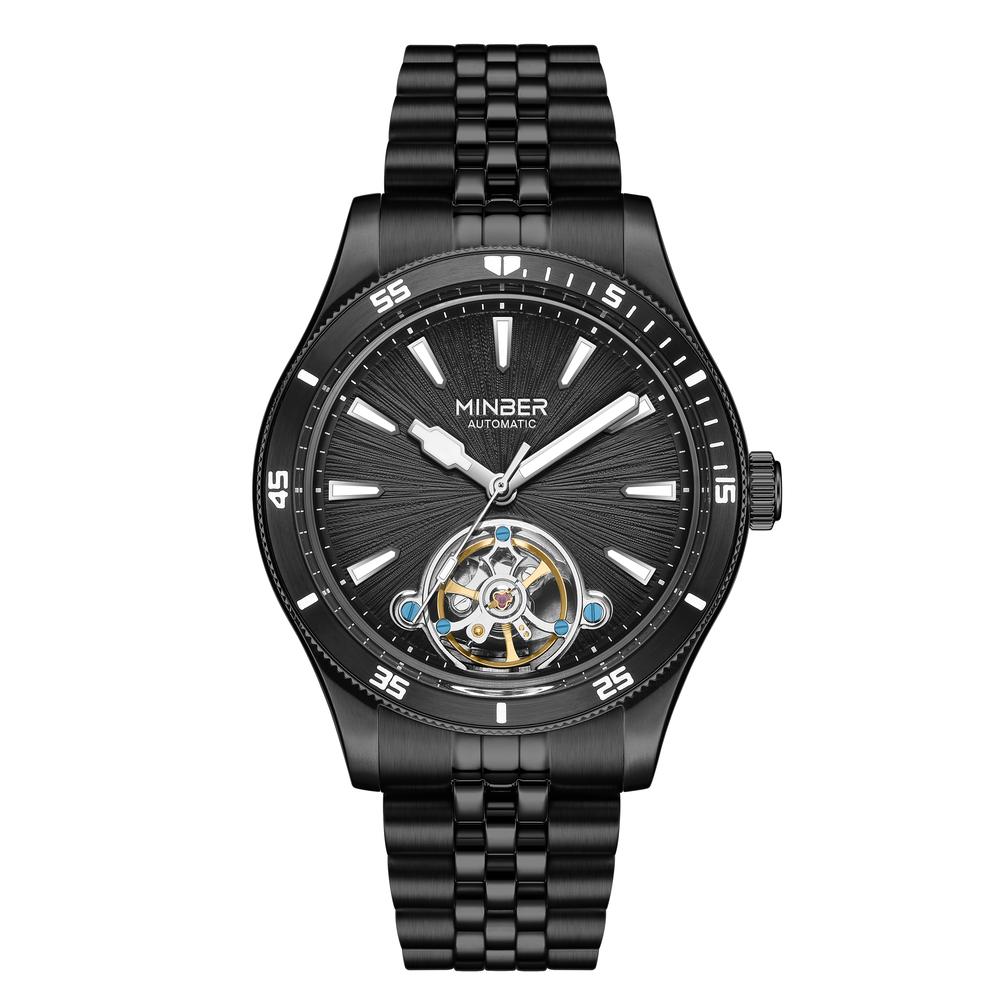 Foto 2 pulgar | Reloj Minber Negro para Hombre