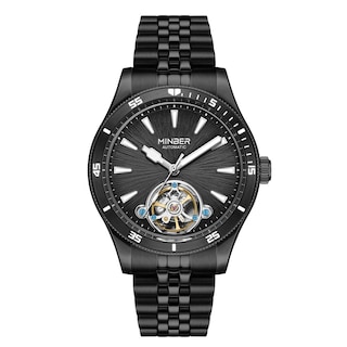 Foto 1 | Reloj Minber Negro para Hombre