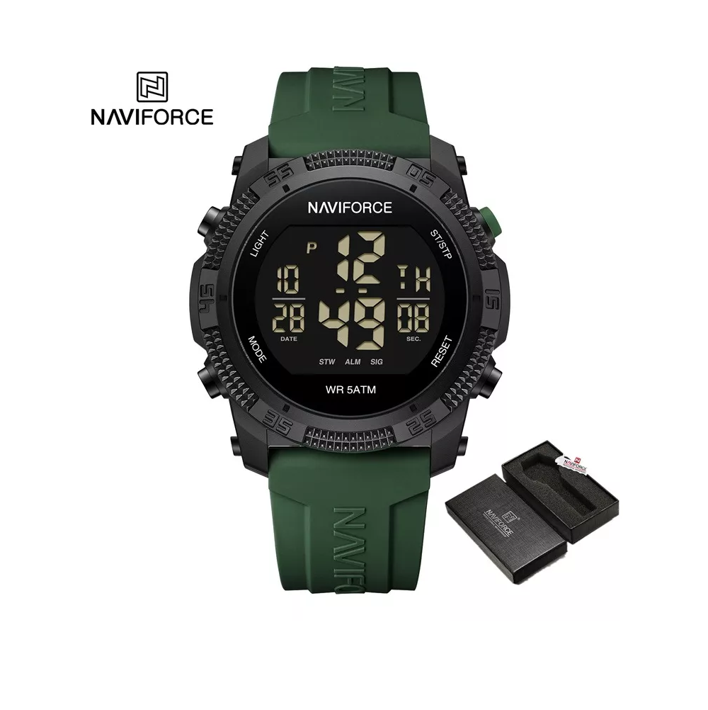 Foto 4 pulgar | Reloj Deportivo Naviforce Digital Verde