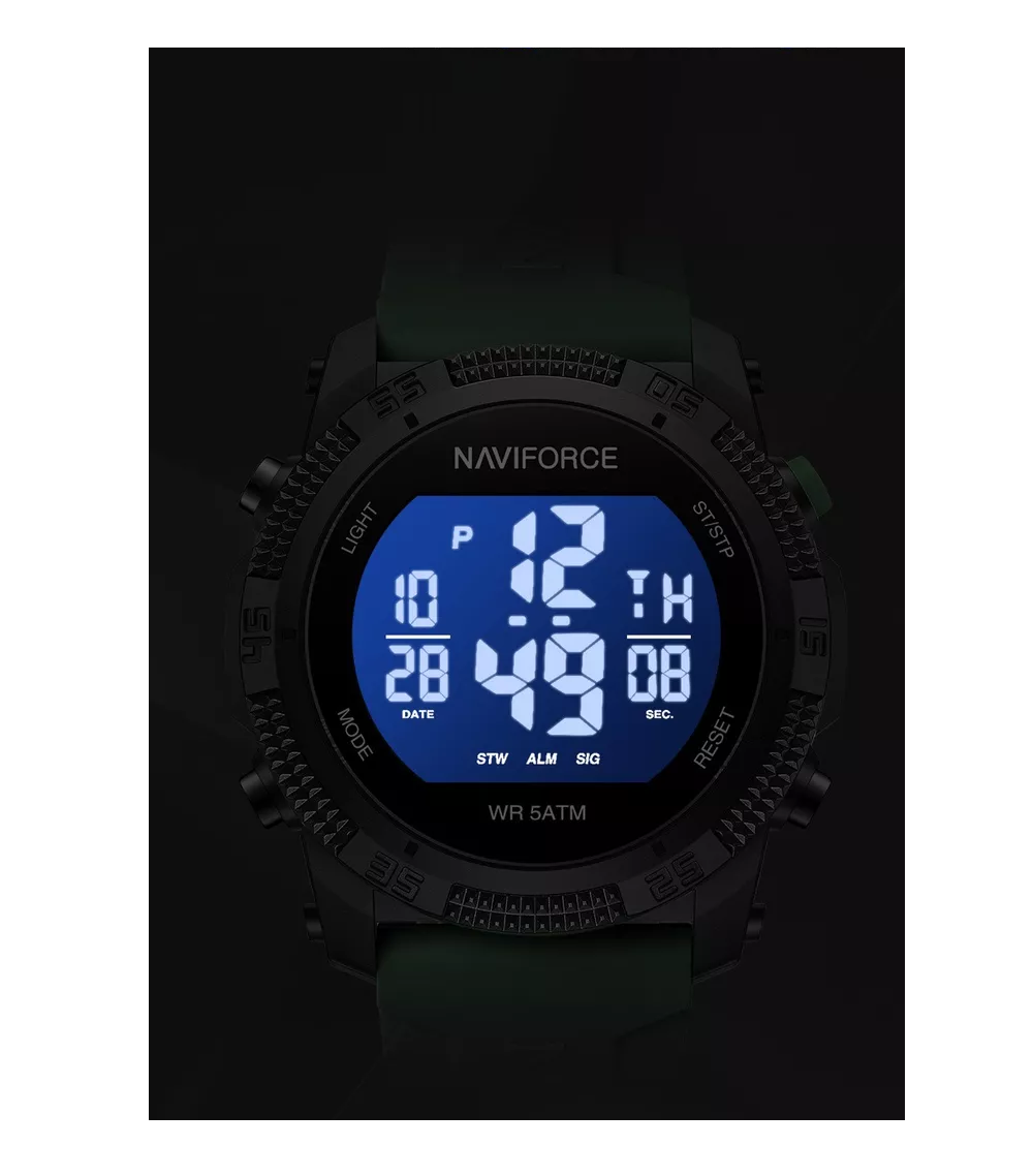 Foto 4 | Reloj Deportivo Naviforce Digital Verde