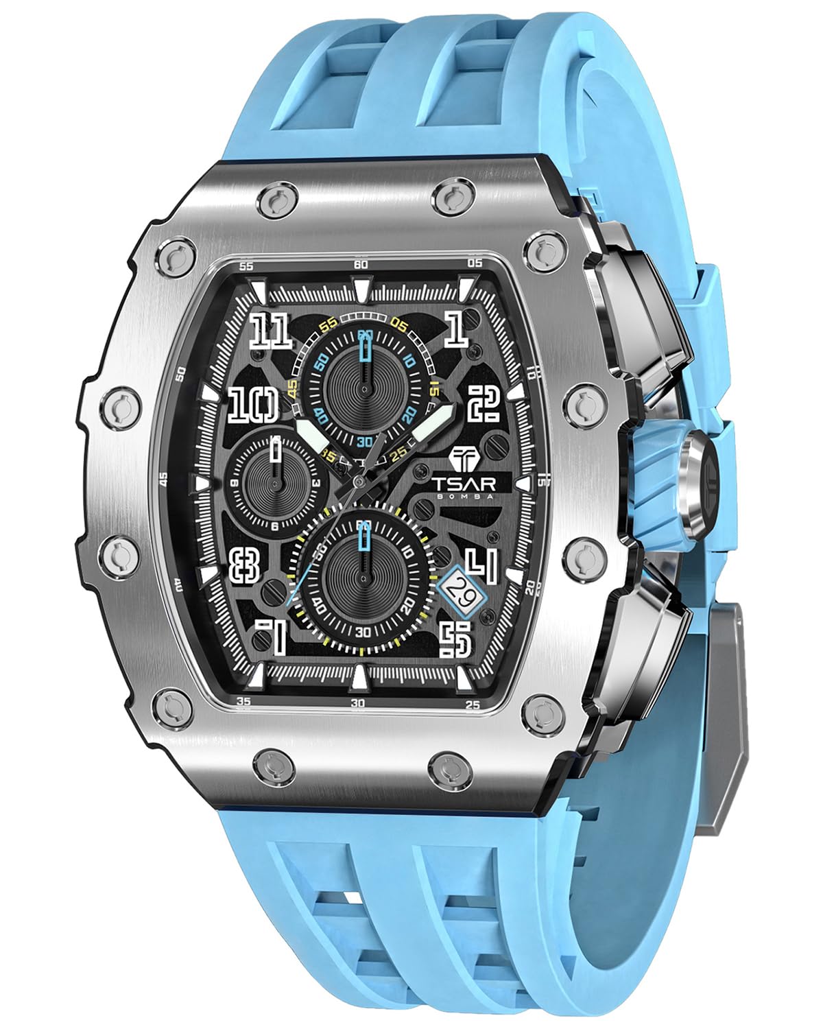 Foto 1 | Reloj Tsar Bomba Tonneau Analógico para Hombre- Venta Internacional