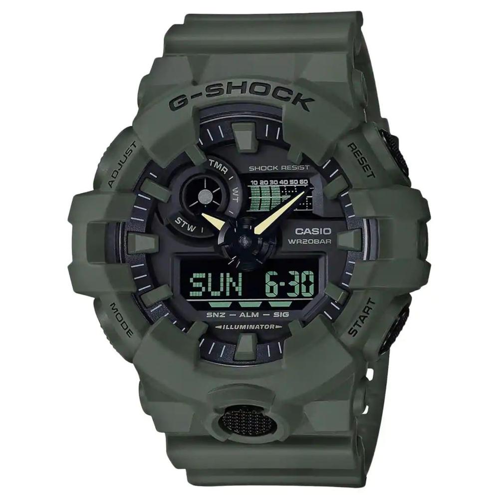 Foto 2 pulgar | Reloj G-Shock GA-700UC-3ACR Iluminator Verde