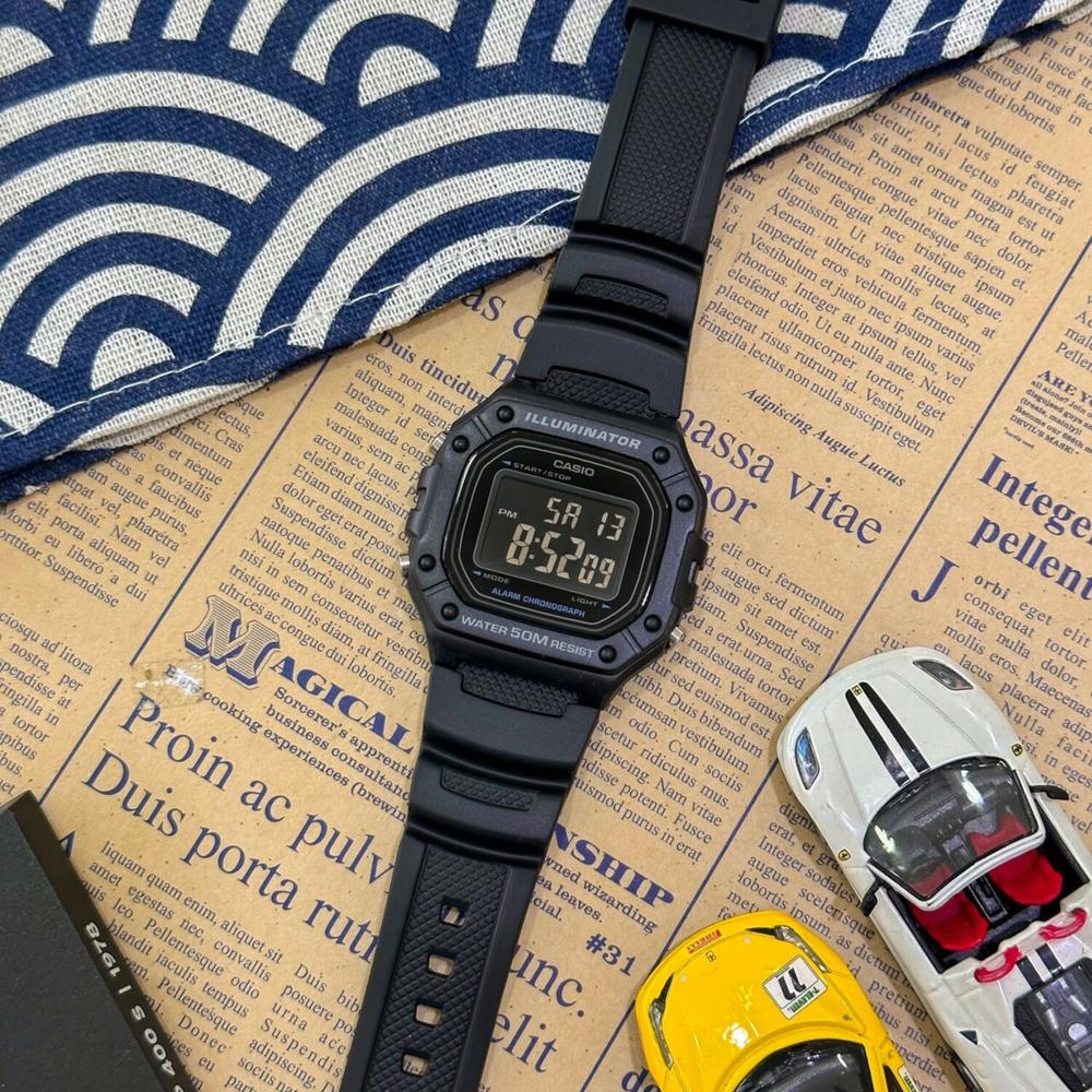 Foto 5 pulgar | Reloj Casio W-218h-1bvcf Illuminator Negro